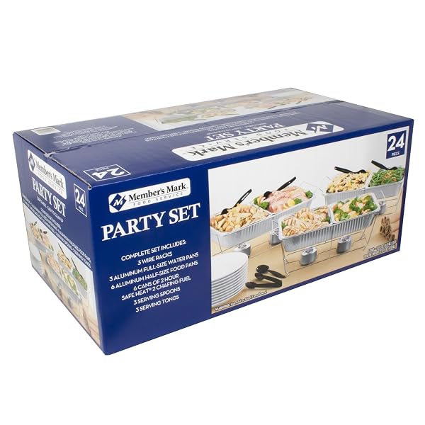 DAILY CHEF DISPOSABLE FOOD SERVING PARTY SET –...