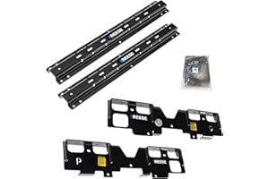 Reese 56015-53 Outboard Fifth Wheel Trailer Hitch Bracket Install Kit for 2019-2020 Chevy/GMC 1500 Trucks
