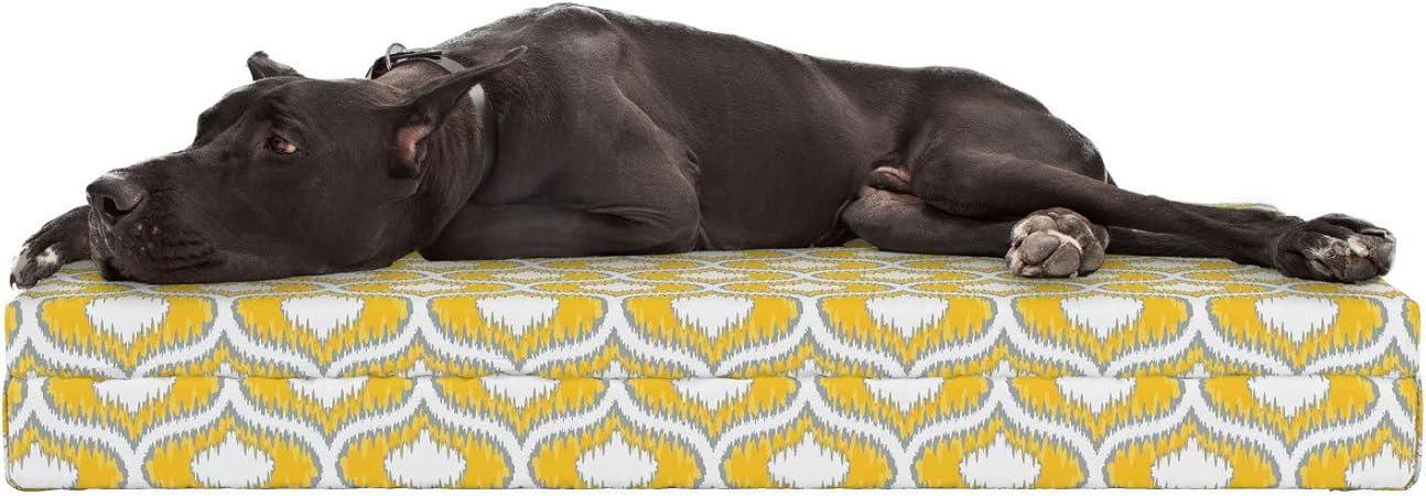 mustard dog bed