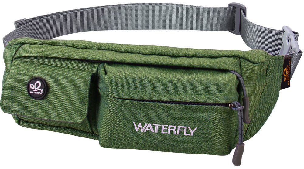 Waterfly Waist Bag Fanny Pack Bum Bag Slim Water Resistant Running Belt for Sports Running Cycling Hiking Walking