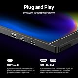 ARZOPA 16-inch 2.5K Portable Monitor 2560x1600 USB-C HDMI 16:10 HDR 350nits view 8
