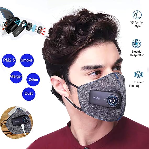 XIAOKUKU Filtro Inteligente de Protección Oral, Filtro de carbón ...