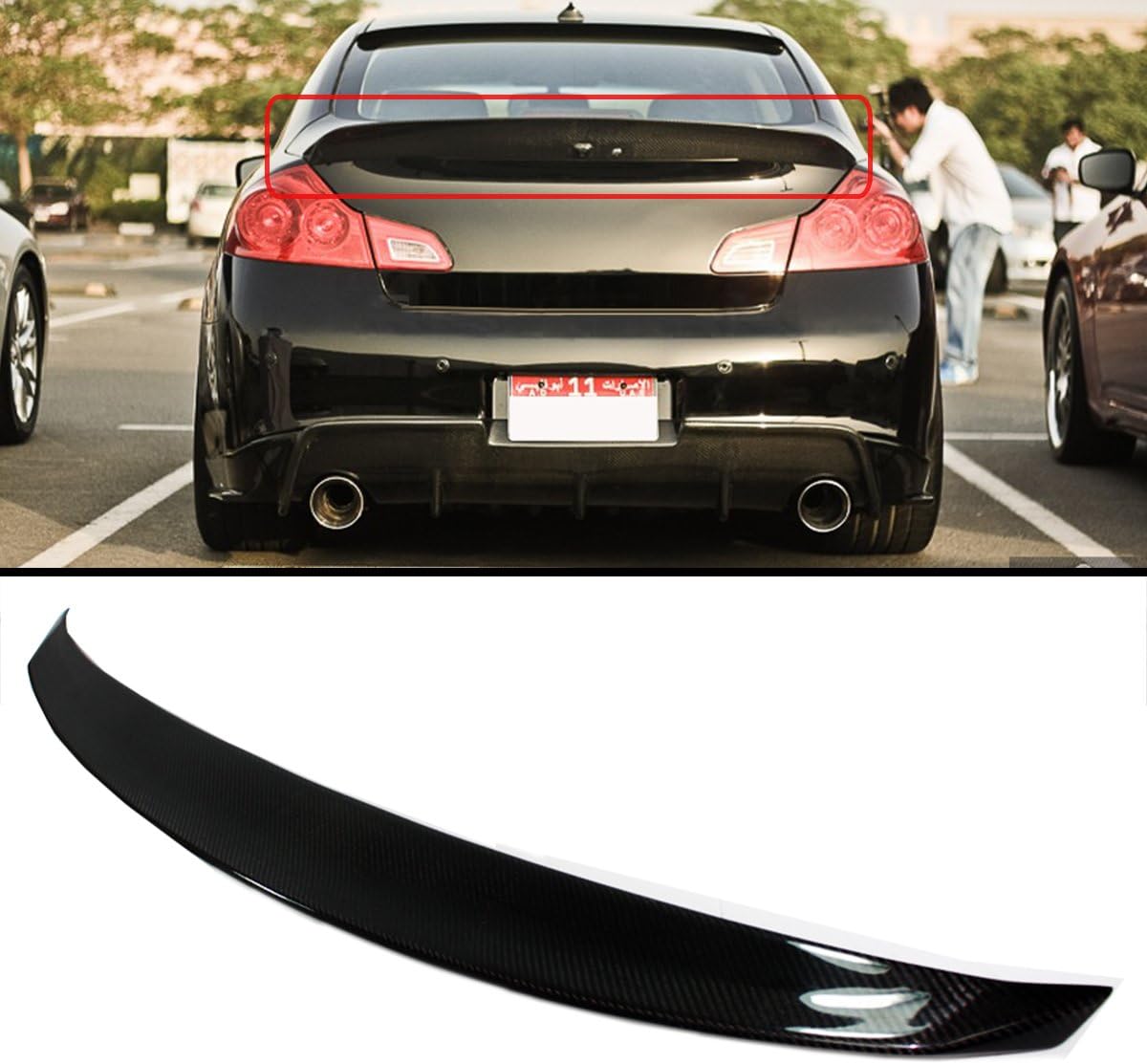 Automotive FOR 200715 INFINITI G35 G37 SEDAN CLIPON TYPE SMOKE WINDOW