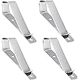 Garage Door Remote Visor Clip, Pack of 4 Remote Visor Clips Replacement for Garage Door Remote Openers(Silver)
