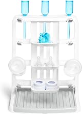 Munchkin Space Saving Tidy Dry Rack White Dishwasher Safe view 3