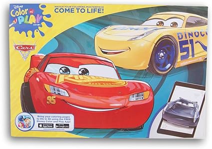 Amazon Com Bendon Cars 3 Color And Play Giant Coloring And Activity Book 10 75 X 16 Toys Games