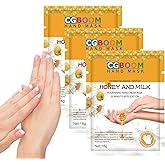 AWIWTOBQ Hand Mask Moisturizing Glove 3 pack, Hand Peel Mask Exfoliating Gloves, Hand Repair Glove for Dry Hands Treatment, Remove Dead Skin, Rough Skin, Honey Milk