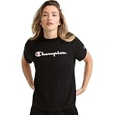Champion Women's Classic Short Sleeve Graphic T-Shirt, Classic Script Logo