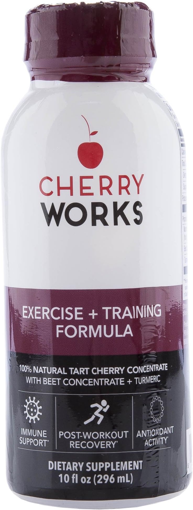 Cherry Works Tart Cherry Juice Exercise Plus Training Formula, 10 Fl. Ounce