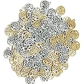 sailorsunny 100Pcs Bulk Gold Silver Charm Lucky Tree Pendants for Jewelry Making, Women Crafts diy Bracelet Charms Good Luck Jewelry Designer Custom Lucky Charms for Women Handmade Crafts Charms