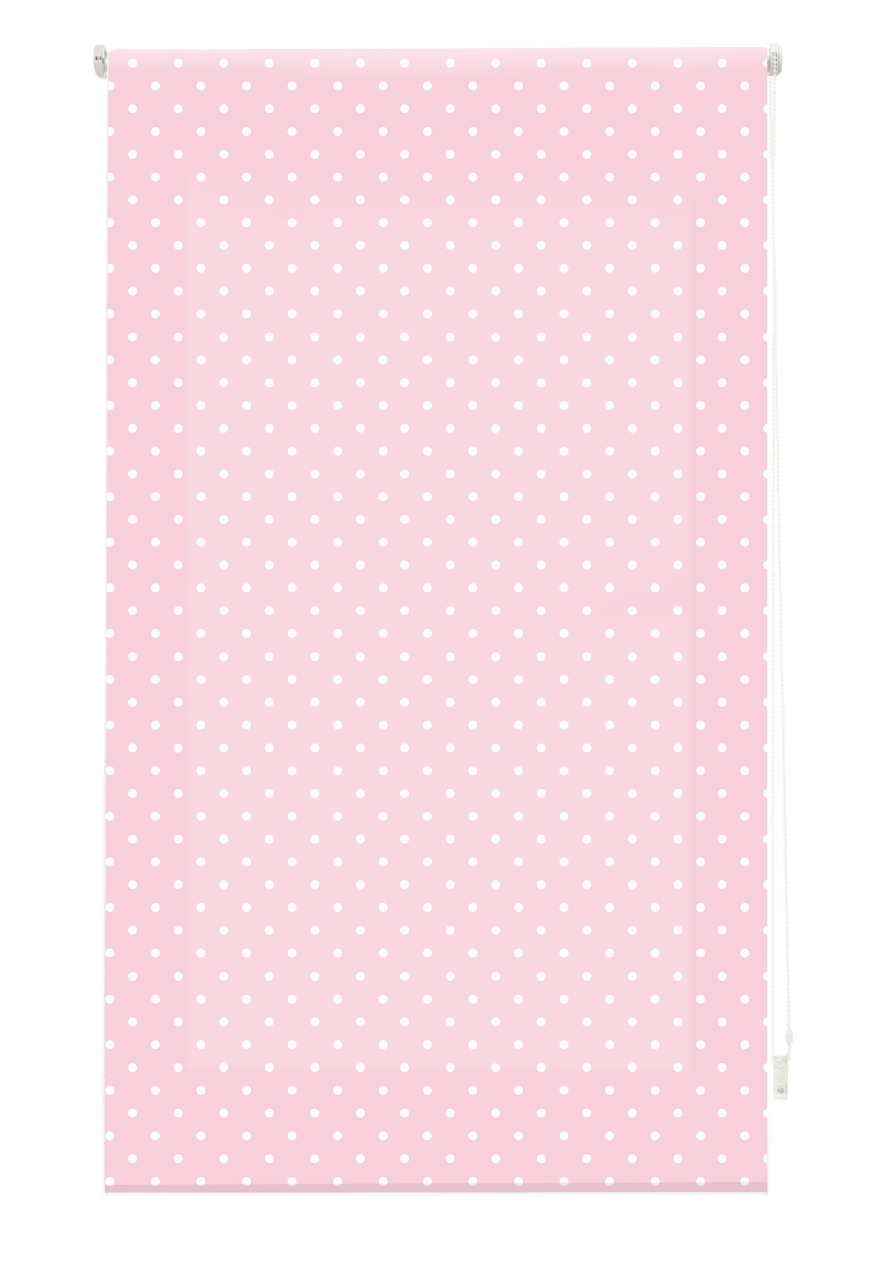 blindecor Specks Roller, Fabric, Pink, 100 x 250 cm