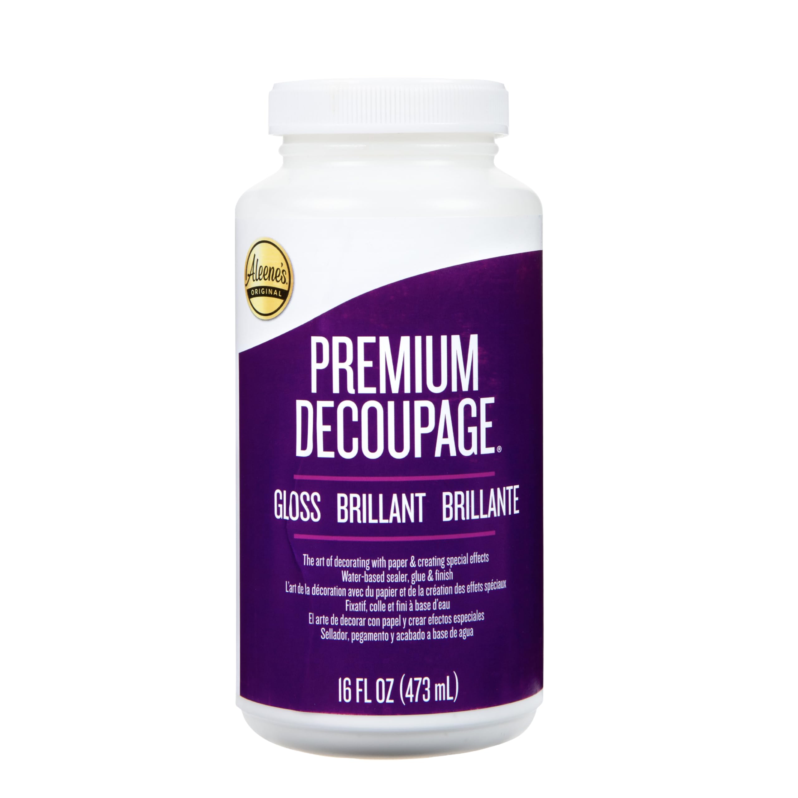 Aleene's 16oz Decoupage Glue - Glossy