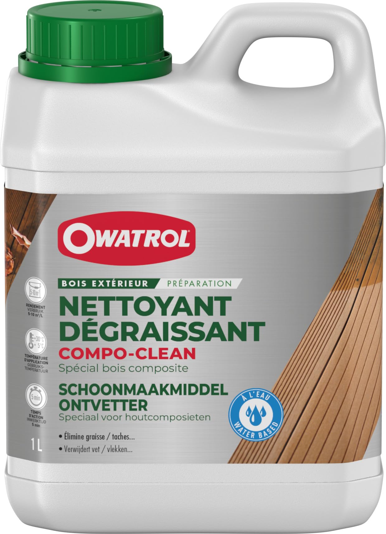 Owatrol Compo CleanWPC Cleaner 1 Litre
