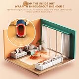 Eidoct 1200W Portable Ceramic Heater Two Modes Overheat Protection Safe Energy view 7
