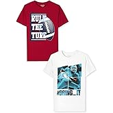 The Children's Place Boys Gamer,Sports,Cars Short Sleeve Graphic T-Shirts,2 Pack