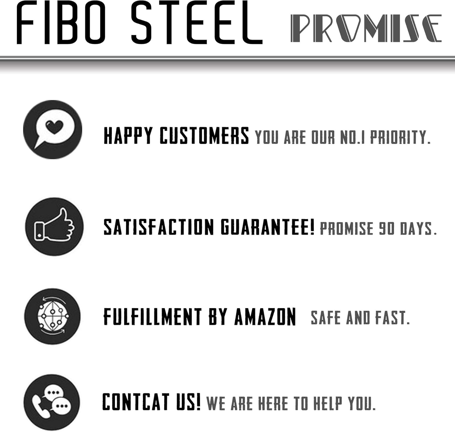 FIBO STEEL Braided leather Bracelets for Men Wrap Leather Bracelet Bangle Cuff (A:Black): Clothing