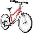 woom 4 Children’s Bicycle for Kids 6-8 Years Old, 20-Inch Wheels, Lightweight Bike with Handbrake & 7-Speed Shifter for Boys & Girls - Red