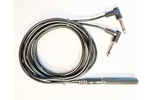 SILVERLINE AUDIO Silverline Y Cable Drum Splitters Compatible with Roland V-Drums (7.5ft Stereo TRS Female to 2X Mono TS Males)