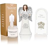 Arvivo Angel Retirement Gift Set for Woman 2026 with Funny Retirement Candle and Retirement Card for Woman Coworker Teacher Nurses Doctors Friends, 7.09" Retired Angel Figurine Party Decorations