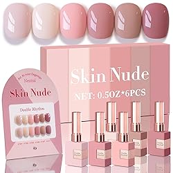 Double Rhythm 6 Pcs 15 ML Gel Polish Set Same Color