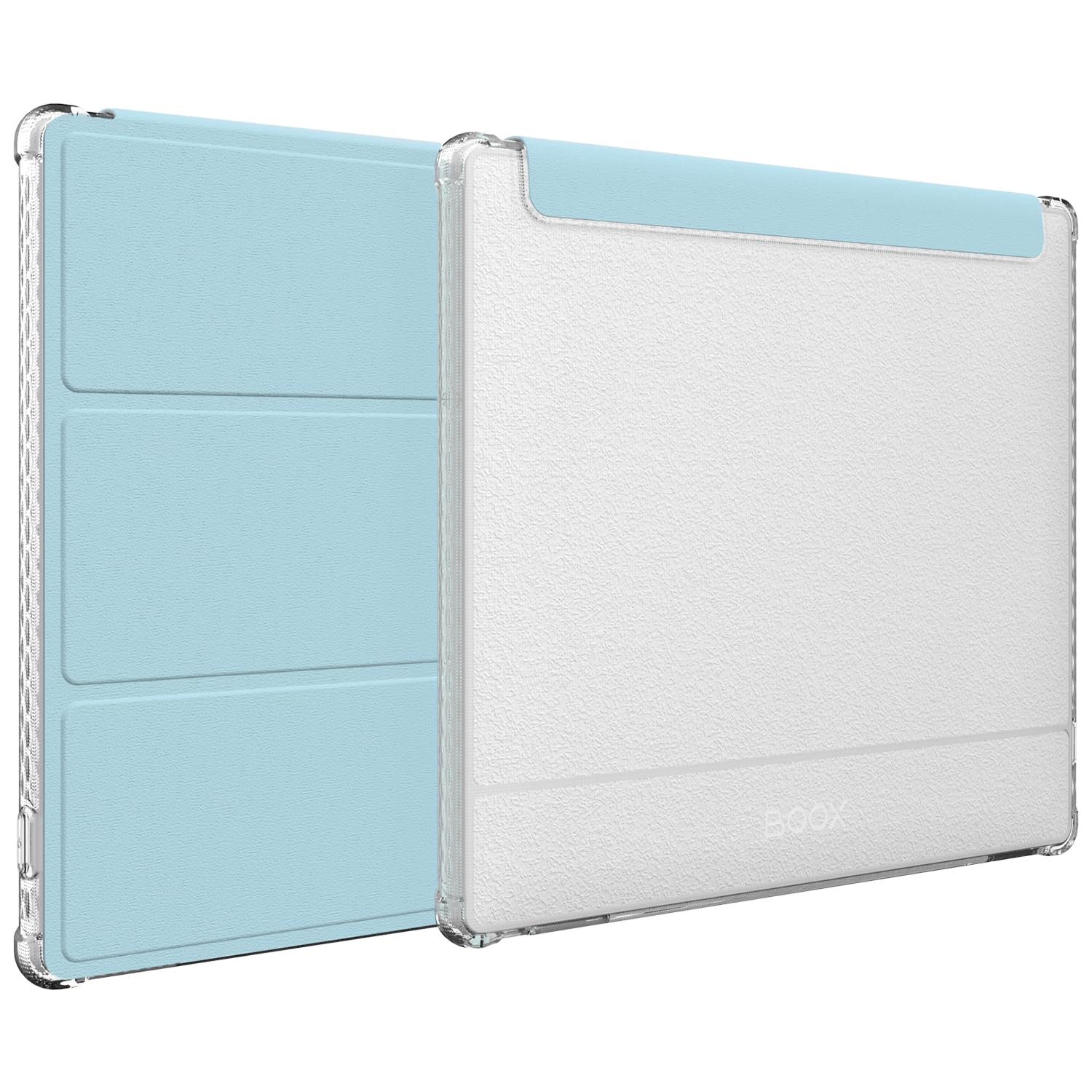 Photo 1 of TUDIA SKN FLIP Designed for Onyx Boox Go 7 / Go Color 7 Case (Gen 1 & 2, 2024/2025) – [Enhanced Auto Wake/Sleep Function] Slim Shockproof Trifold 7" Cover with Transparent TPU Back (Blue)