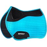 HDYEGY Close Contact Horse Saddle Pad for Jumping, Equestrian CC Saddle Pad | Moisture-Wicking &amp; Breathable Lining, Shock-Absorbing Cushion, Non-Slip for Riding Training