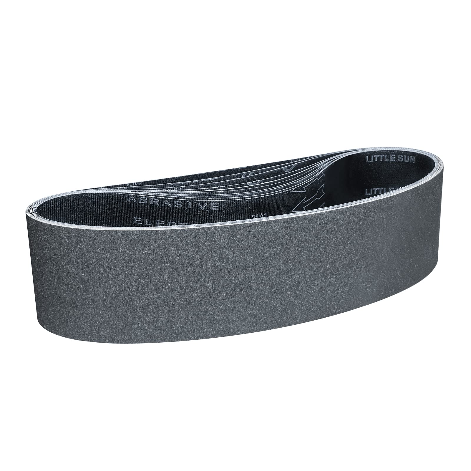 Sruhrak Sanding Belts 100 x 915 mm - Pack of 5 120 Grit Silicon Carbide Sanding Belts for Polishing and Rust Removal of Metal
