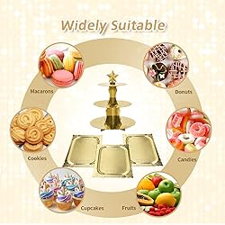 5 Pieces Dessert Table Display Set, DAFURIET