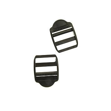 Prym 416390 - Klemm-Leiterschnallen KST 25 mm schwarz