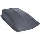 SC-1166 - Cowl Induction Hood Scoop - 40" L x 6" H x 28" W - Fiberglass - Color Black
