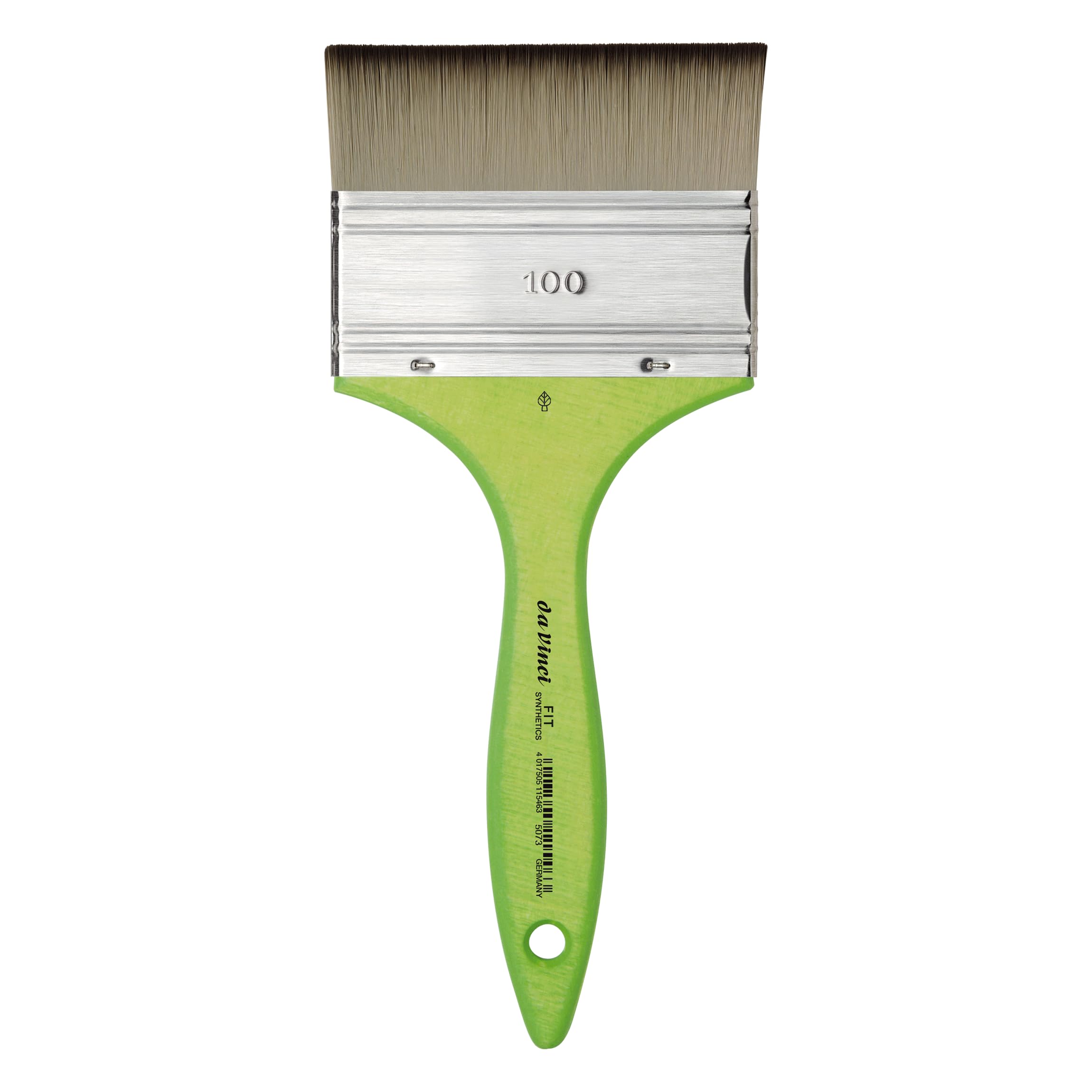 da Vinci, FIT SYNTHETICS, Series 5073, Modeller (wide), acrylic, watercolour, oil, for canvas, metal, paper, fabric, wood, priming, short handle, made in Germany, size 100 — image 1