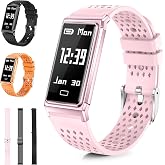 Fitness Tracker with Heart Rate &amp; Sleep Tracking | Ultra-Thin Smart Bracelet with Blood Oxygen Tracking, 15-Day Battery Life, Activity Tracker for Men Women