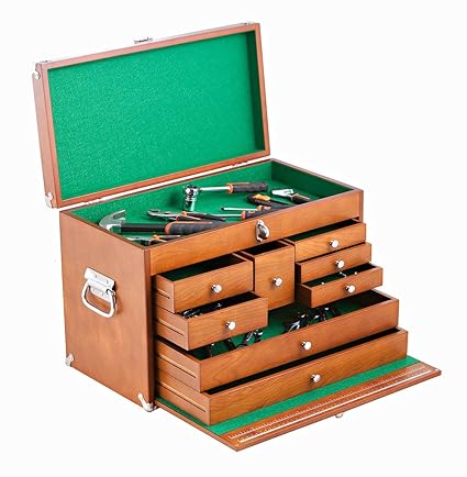 Trinity Twm 3501 Wood Toolbox Brown Amazon Co Uk Diy Tools