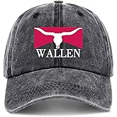 zcyhtqp, Wallen, Funny Baseball Cap, Wallen Western Hat, Funny Trucker Hats with Sayings, Humor Caps, Adjustable Cotton Baseball Cap Black
