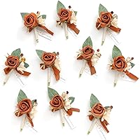 Palle di Fiori Artificiali SucceBuy, Lotto di 10, 24 cm, Composizioni di Rose Artificiali per Centrotavola
