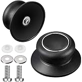 2 Pcs Universal Pot Lid Handle Replacement for Crockpot Lids, Bakelite | Pan Lid Replacement Knob Parts, Kitchen Cookware Lid Knob