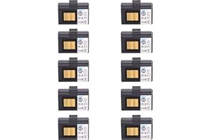 Sicimly 10PCS 3400mAh Replacement Batteries for Zebra Printer ZQ520 ZQ521 QLN320 QLN220 QLn220HC ZR628 ZR638 ZR658 ZR668 ZQ610 ZQ620 ZQ500 ZQ510 QLn320HC 25.16Wh