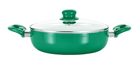 TV Unser Original BRATmaxx Keramik 24cm, smaragdgrün Kochtopf, Aluminium, Grün 24 cm