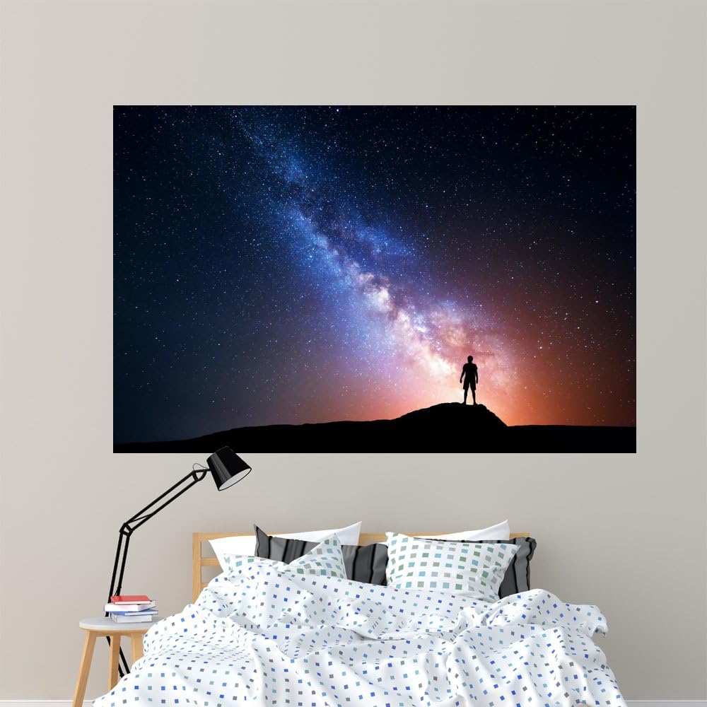 Amazon.com: Wallmonkeys WM361312 Milky Way Night Sky with Stars and