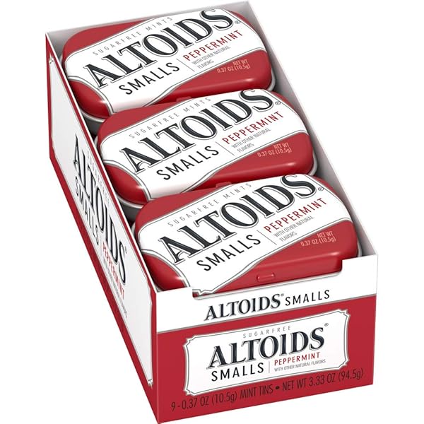 ALTOIDS SMALLS PEPPERMINT BREATH MINTS, 9 COUNT