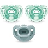 NUK Comfy Orthodontic Pacifiers, 0-6 Months, 3 Pack