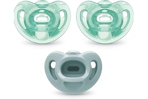 NUK Comfy Orthodontic Pacifiers, 0-6 Months, 3 Pack