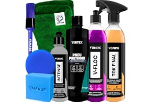 KIT SHAMPOO V-FLOC CERA TOK FINAL REVITALIZADOR INTENSE 240ML VONIXX PRETINHO VINTEX