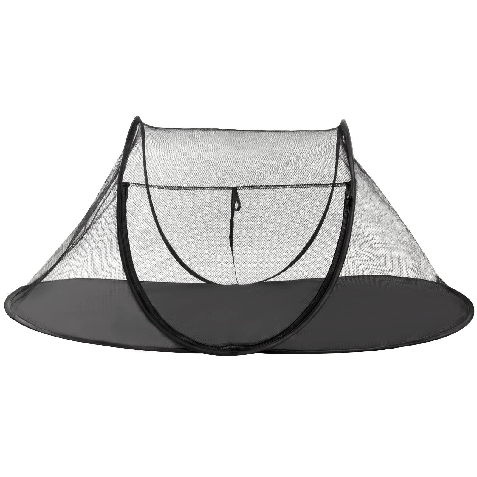 Photo 1 of Outdoor Cat Enclosures, Portable Cat Tent for Bearded Dragon, Dogs and Small Animals, Cat Outdoor Tent with Foldable Bag(Black)