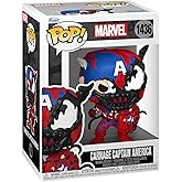 Funko POP Marvel: Carnageized - Captain America - Marvel Comics - Collectable Vinyl Figure - Gift Idea - Official Merchandise - for Kids & Adults - Comic Books Fans - Model Figure for Collectors