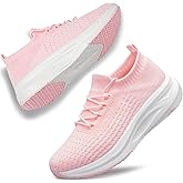 Womens Slip on Walking Shoes Comfort Sock Shoes Non Slip Mesh Casual Running Sneakers