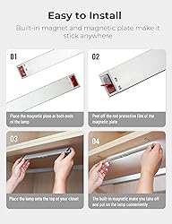 Joyzy 2 Pack Motion Sensor Closet Lighting with Eye