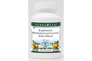 Terravita Thyroid Support - Bugleweed, Motherwort and Lemon Balm - 450 mg (100 Capsules, ZIN: 511178)