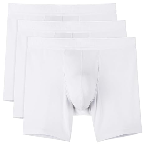Separatec Herren Micro Modal Boxershorts Separate Beutel mit Eingriff Boxer Unterhose, 3er Pack