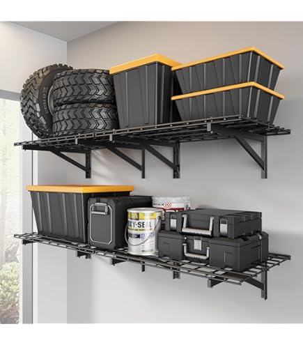 Amazon.com: Lamorland Heavy Duty Foldable Garage Storage Shelves
